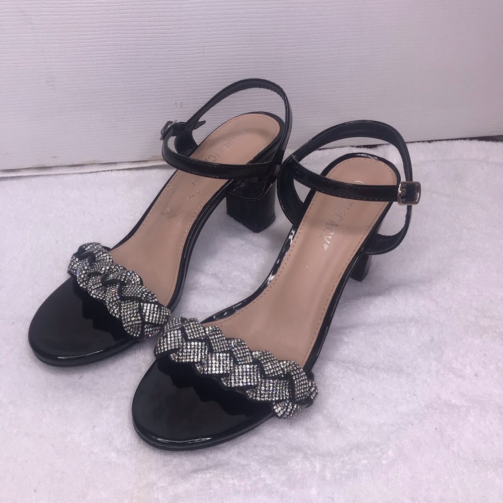 Black Sparkly Heels